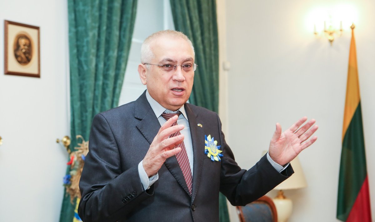 Ukraine's Ambassador to Lithuania Valeriy Zhovtenko