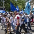 Rumunijos mokytojai streikuoja dėl didesnio darbo užmokesčio ir geresnių darbo sąlygų