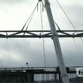 Kauno arenoje montuojamos įspūdingo dydžio stogo konstrukcijos