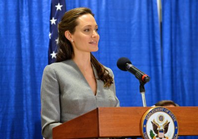 Angelina Jolie liepos mėnesį