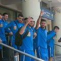 Ketvirtadienį į Lietuvą atvyko Graikijos futbolo rinktinė