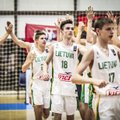 Europos jaunučių vaikinų krepšinio čempionato rungtynės dėl 5-8 vietų: Lietuva - Serbija