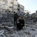 Iš Gazos apšaudytas Izraelis surengė atsakomųjų antskrydžių