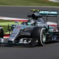 D. Britanijos GP penktadienio antrose treniruotės vėl greičiausias N. Rosbergas