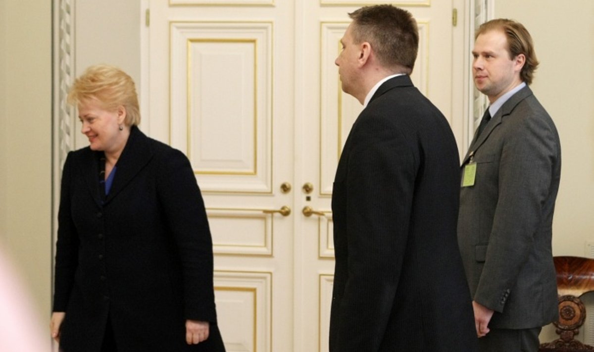 Dalia Grybauskaitė, Darius Valys ir Andrius Nevera