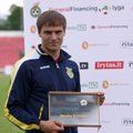 Lietuvos A lygos gegužės mėnesio žaidėju tapo „Kruojos“ saugas D.Petrauskas