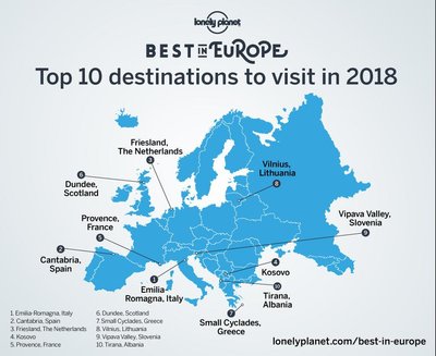 Lonely Planet Top 10 destinations