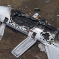 Paviešintas naujas vaizdo įrašas, kaip San Franciske sudužo keleivinis lėktuvas