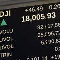 „Dow Jones“ indeksas pirmą kartą perkopė 18 tūkst. punktų ribą