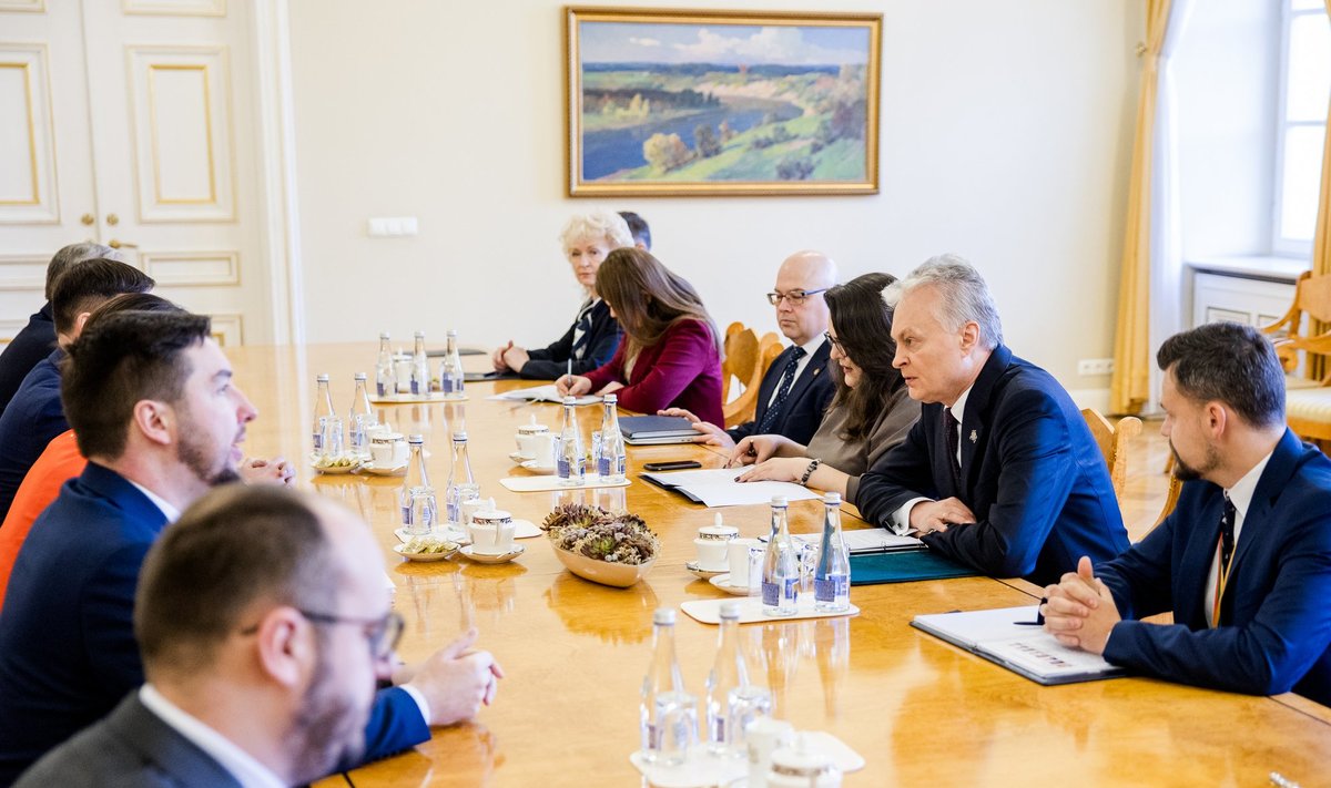 Seimo valdybos ir prezidento G. Nausėdos susitikimas