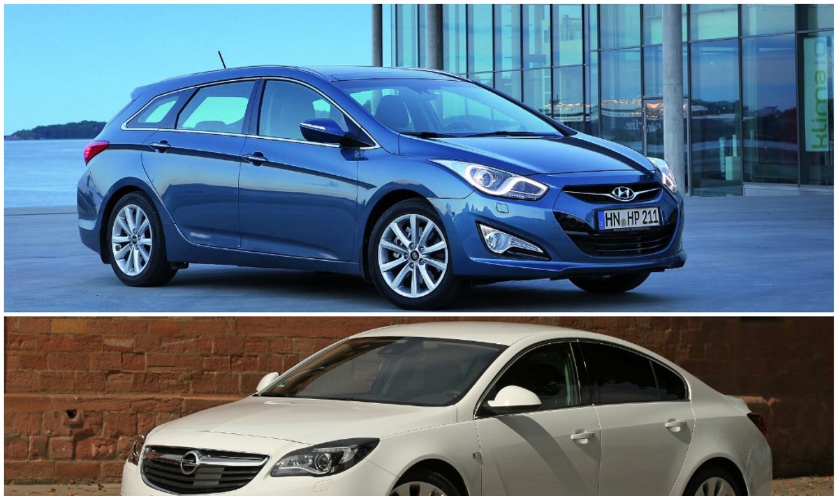 Opel Insignia prieš Hyundai i40