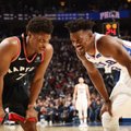 NBA naktis: skaudi „Raptors“ nesėkmė, Dončičiaus trauma ir 295 taškai Vašingtone