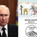 Internautai šaiposi iš Putino „pergalės“ pseudorinkimuose