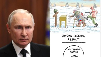 Internautai šaiposi iš Putino „pergalės“ pseudorinkimuose