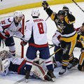 „Capitals“ ledo ritulininkų pergalių serija NHL nutrūko Pitsburge