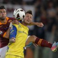 Italijos čempionate „Chievo“ klubas paskutinę minutę įveikė „Roma“ komandą