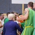 D.Grybauskaitė apsilankė Lietuvos krepšinio rinktinės treniruotėje