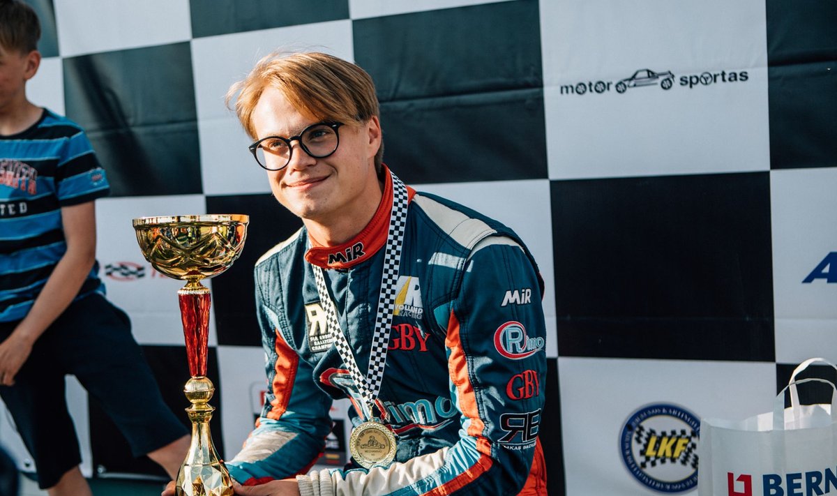 Rokas Baciuška laimėjo pirmąsias Lietuvos kartingo čempionato lenktynes