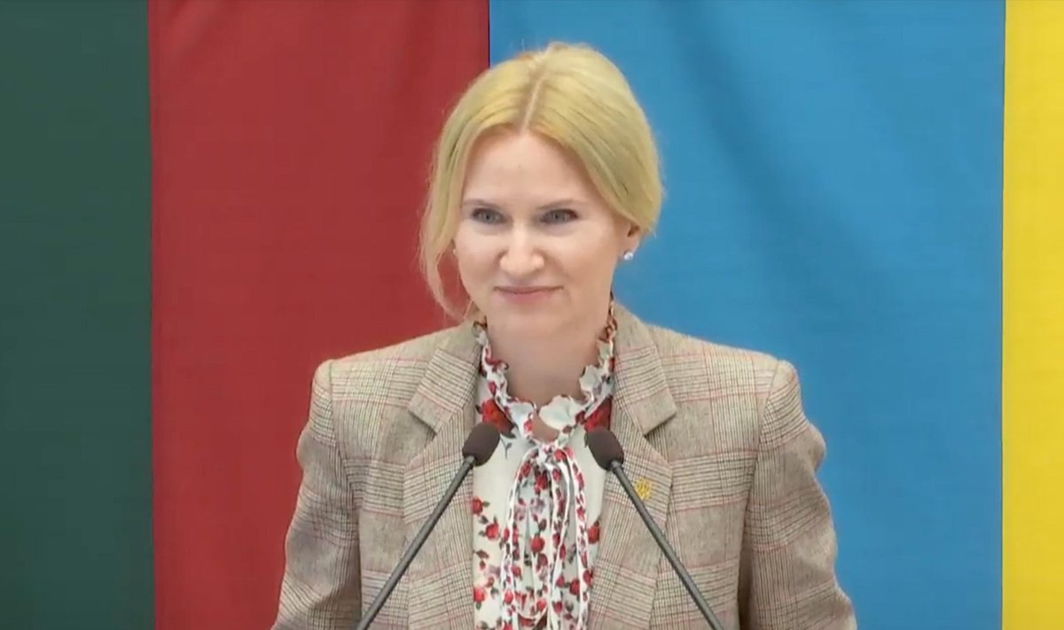 Ukrainos Aukščiausiosios Rados vicepirmininkė Olena Kondratiuk