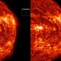 Saulė nusitaikė tiesiai į Žemę: tokio galingo plazmos išsiveržimo neregėjo 50 metų