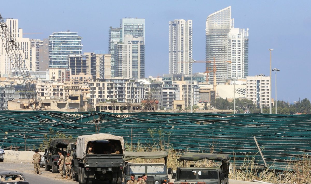 Sprogimo Beirute padariniai