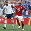 Be įvarčių sužaidę prancūzai ir danai nutraukė rekordinę FIFA 2018 turnyro seriją