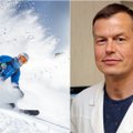 Sporto medicinos gydytojas atsakė į pagrindinius klausimus apie slidinėjimą