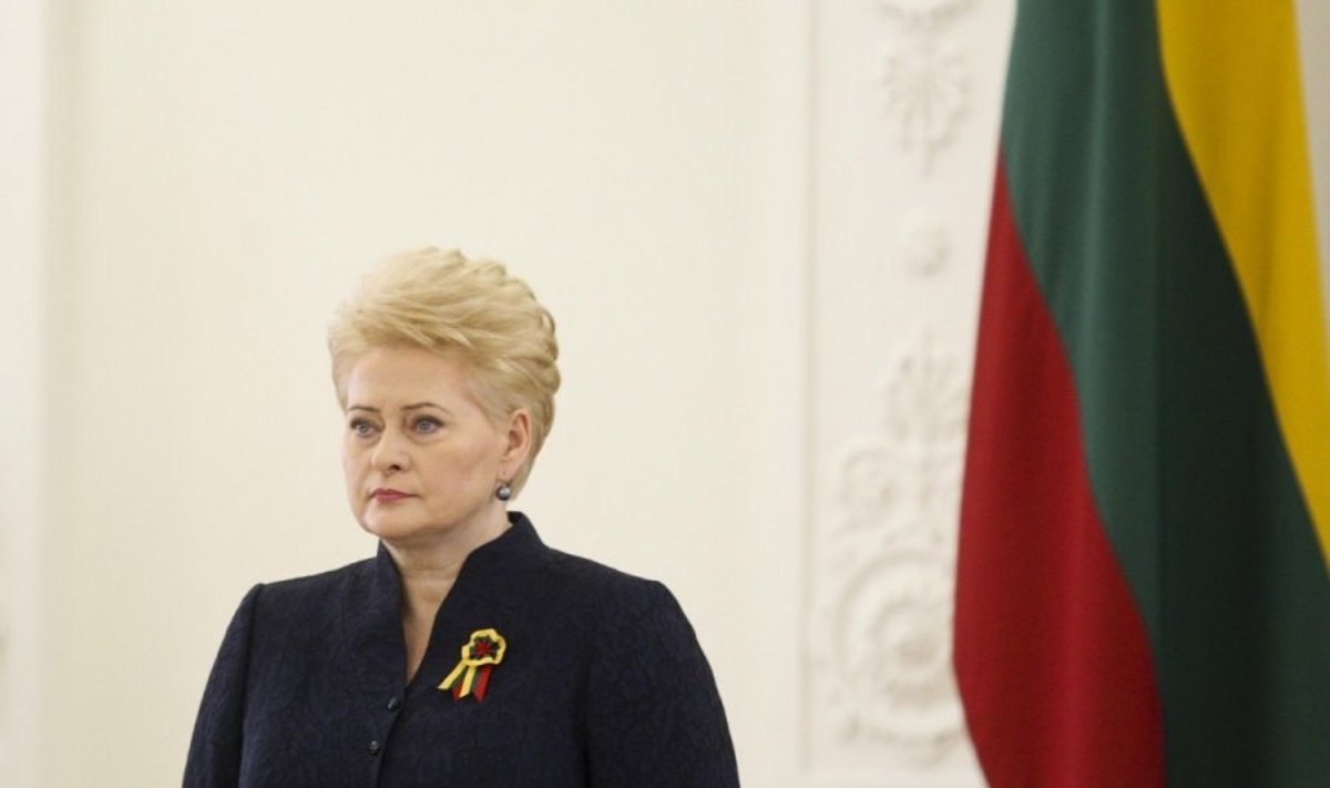 Prezdientė Dalia Grybauskaitė