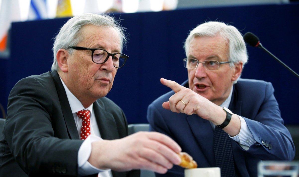 Jeanas-Claude'as Junckeris ir Michelis Barnier