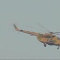 Vaizdo kamera užfiksavo, kaip Sirijos kariuomenės sraigtasparnis apšaudė Taftanazo miestą