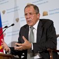 S. Lavrovas apie JAV: tai beprotiškas noras bausti Rusiją