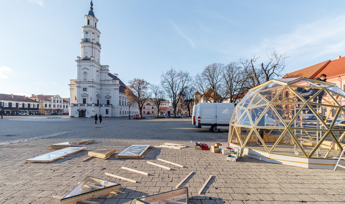 Kaunas ruošiasi Kalėdoms