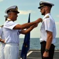 Lithuanian naval officer receives medal for fighting piracy off Somalia