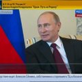 Rusijos lyderis Putinas po 10 dienų vėl pasirodė viešumoje: pirmieji kadrai