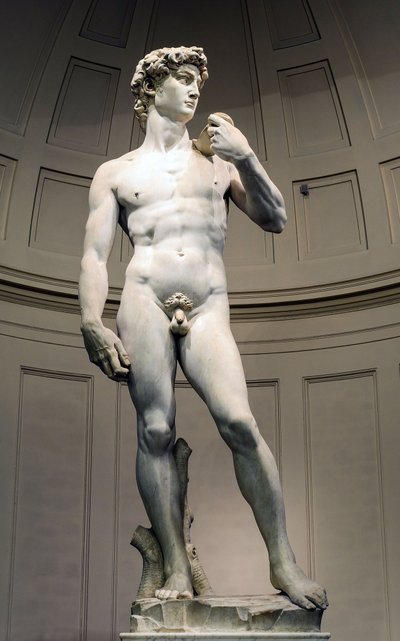 Mikelandželo skulptūra „Dovydas“