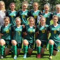 Lietuvos merginų futbolo rinktinės 15-metė žaidėja serbėms įmušė gražuolį įvartį
