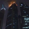 Maskvoje kilo gaisras dangoraižyje verslo centre „Moskva-City“