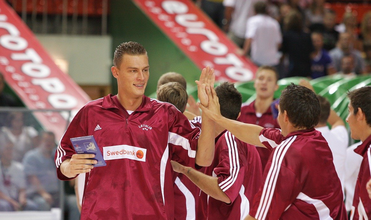 Andris Biedrinis vėl žais Latvijos rinktinėje