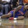 NBA – be garbingo žaidimo: B. Jenningsui raitantis iš skausmo varžovai mėtė į krepšį