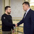 Rusijos propaganda paskleidė melą apie Lenkijos gynybos ministro vizitą Kyjive