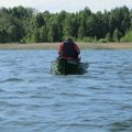 Žvejai tikrinti ant krano ir ant vandens