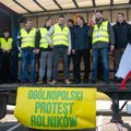 Завершилась акция протеста польских фермеров на границе с Литвой