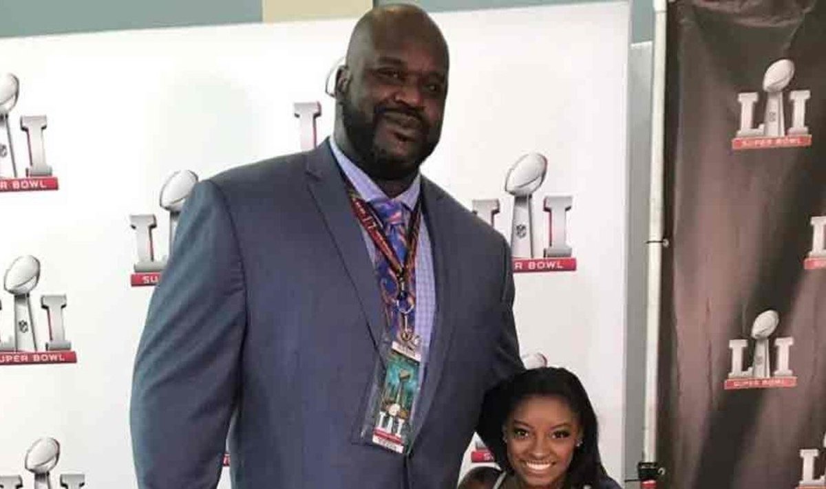 Shaquille'as O'Nealas ir Simone Biles