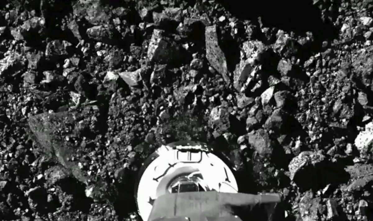 NASA zondui tikriausiai sėkmingai pavyko paimti asteroido grunto mėginį