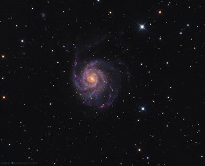 M101 galaktika. A. Medvedevo nuotr.