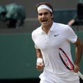 Tikras maestro: R. Federeris Vimbldone stebuklingai išsikapstė į pusfinalį