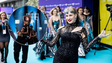 Čekijai „Eurovizijoje“ atstovaujanti atlikėja pritrenkė palaidine, atidengiančia visą „krūtinę“: internautai pažėrė kritikos