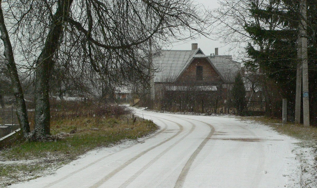 Sniegas Vilniaus raj.