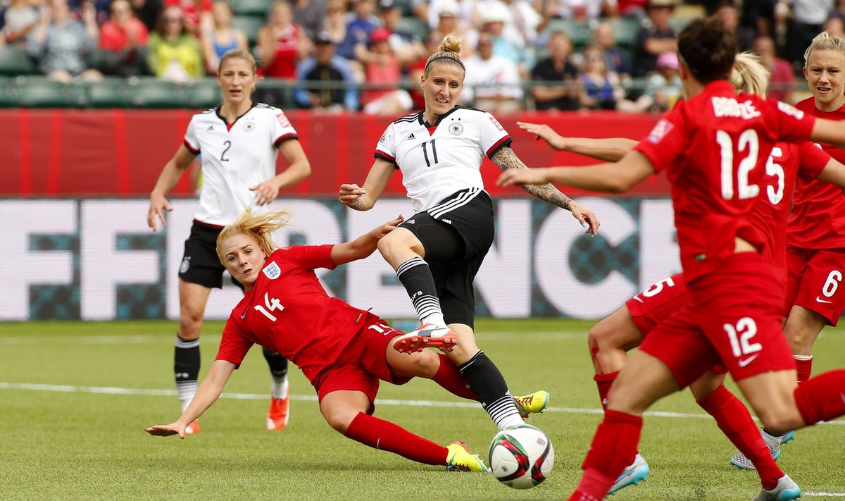 Anglijos ir Vokietijos moterų futbolo rinktinių mačas