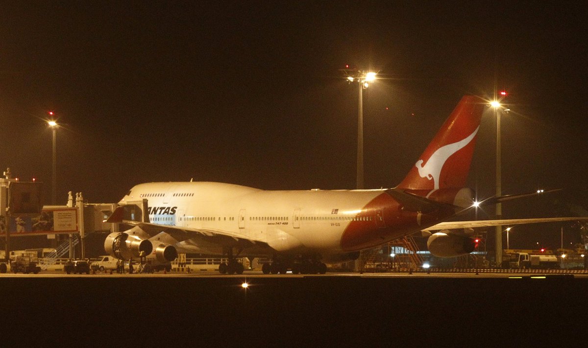 Avialinijų Qantas lėktuvas Boeing 747